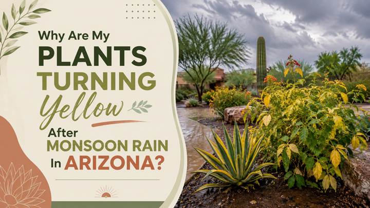 Why Are My Plants Turning Yellow After Monsoon Rain In Arizona?